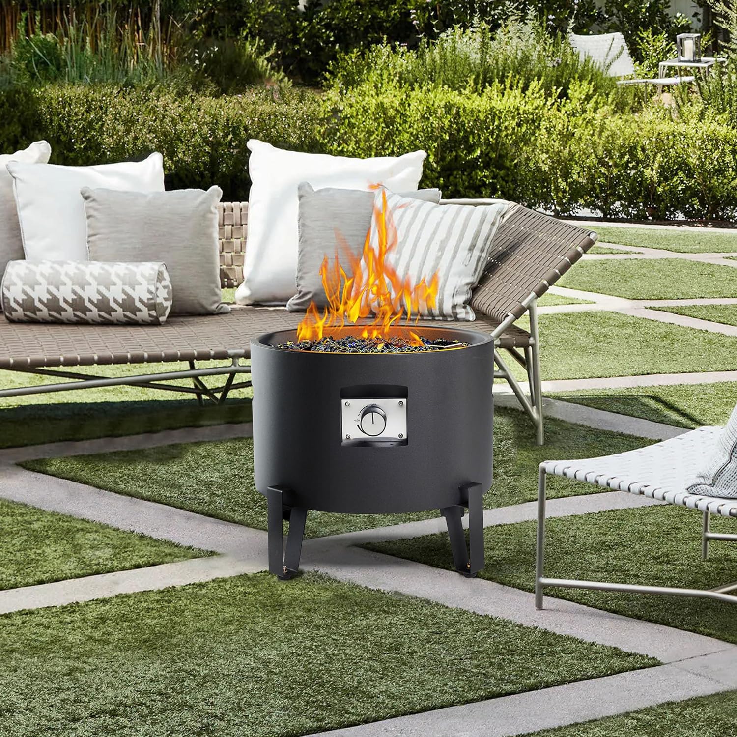 Portable Propane Fire Pit for Camping and Outdoor Gatherings