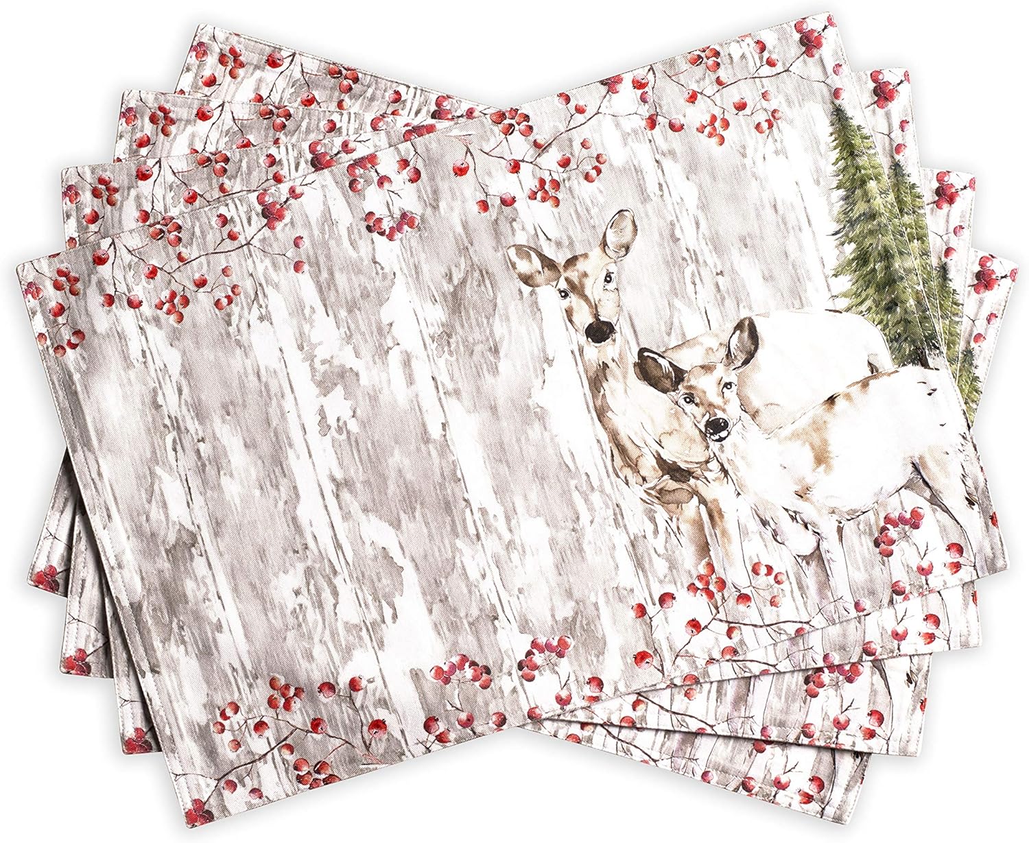 Maison d' Hermine Placemats Set of 4 for Elegant Dining Decor