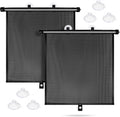 Car Window Shades for Baby 2-Pack Retractable Side Window Sun Shade