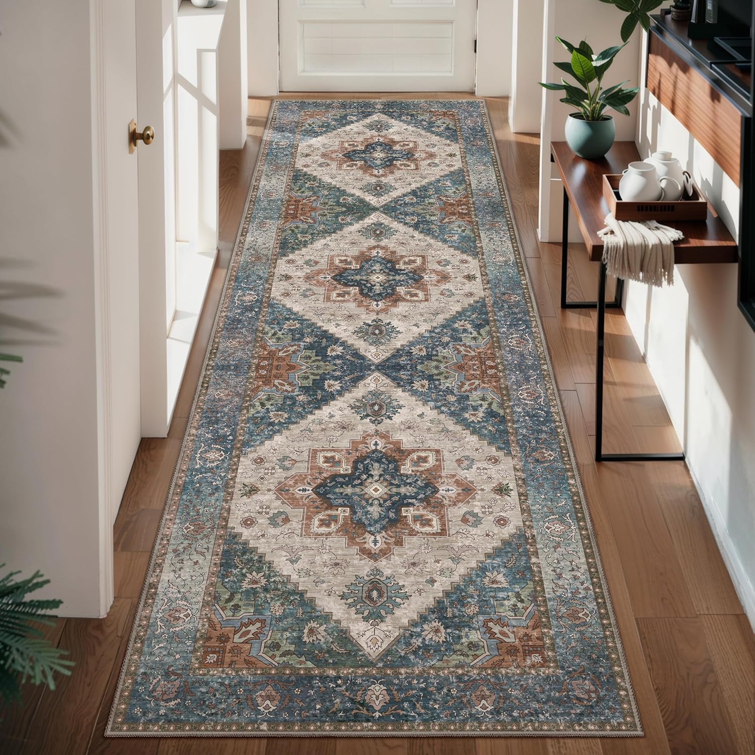 Ciicool Washable Runners Area Rug for Hallways, Ultra Soft