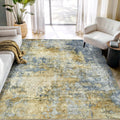 5x7 Modern Abstract Soft Indoor Area Rug for Living Room