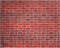 15 x 10 Ft Christmas Brick Wall Backdrop for Photoshoots - Large Red