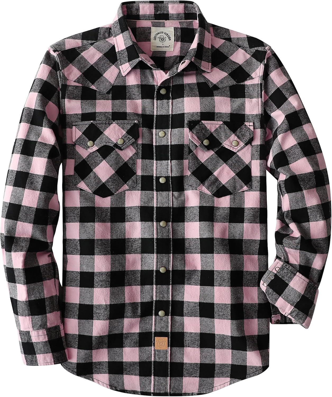 Dubinik Flannel Shirt for Men: Cozy Long Sleeve Plaid Style