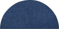 Royal Blue Half Round Area Rug 72ft x 144ft - Soft, Pet Friendly