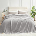 Snuggle Sac Queen Size Grey Blanket - Super Soft Warm Comfort