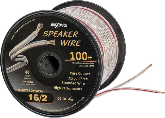High Performance 16 Gauge Speaker Wire for Clear Sound Quality