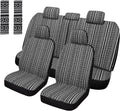 Baja Saddle Blanket Car Seat Covers Full Set - Breathable Striped