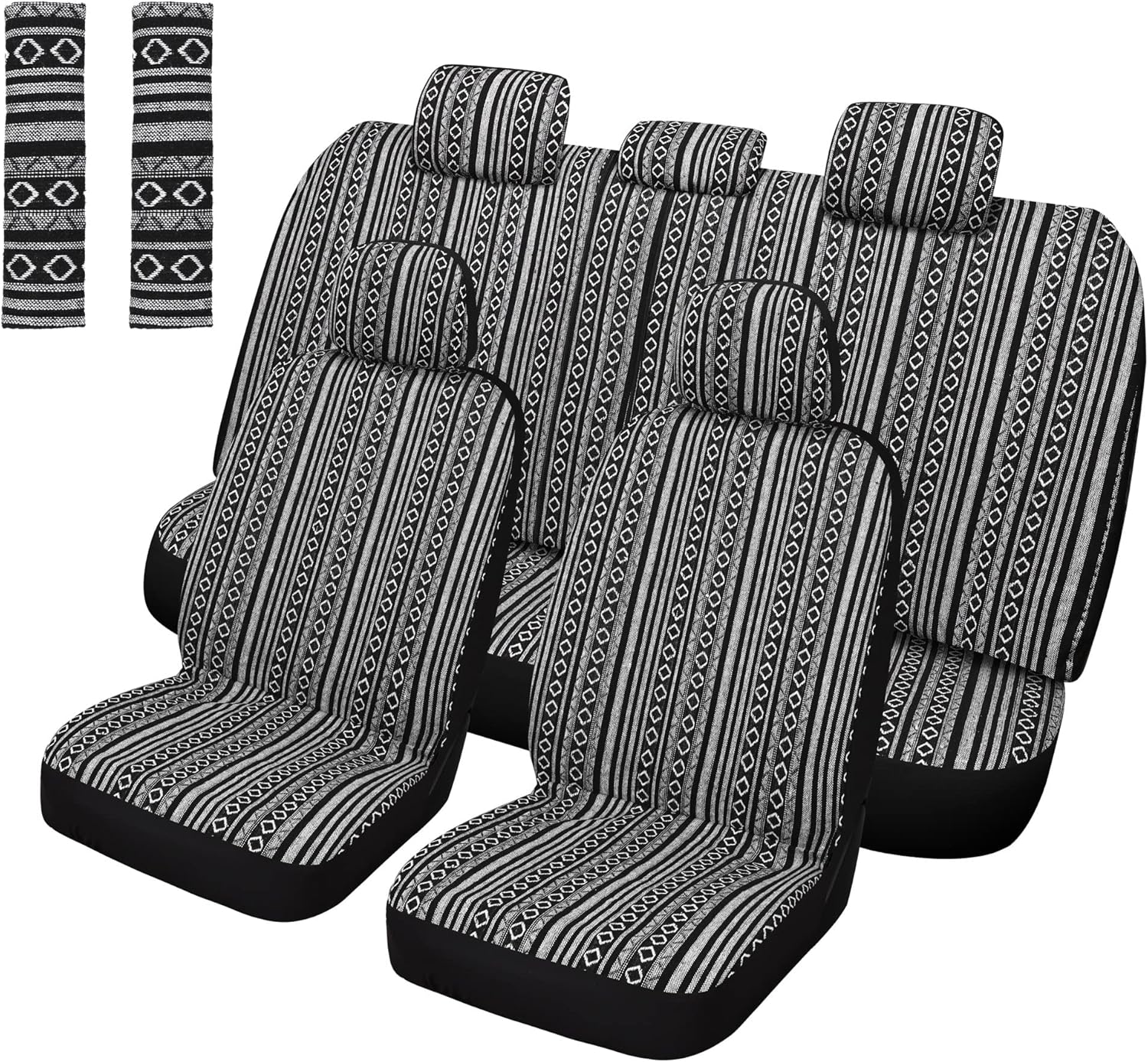 Pariitadin Baja Saddle Blanket Car Seat Covers Full Set Review