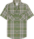 Dubinik Mens Short Sleeve Button Down Shirt - Soft (Style FFRK)