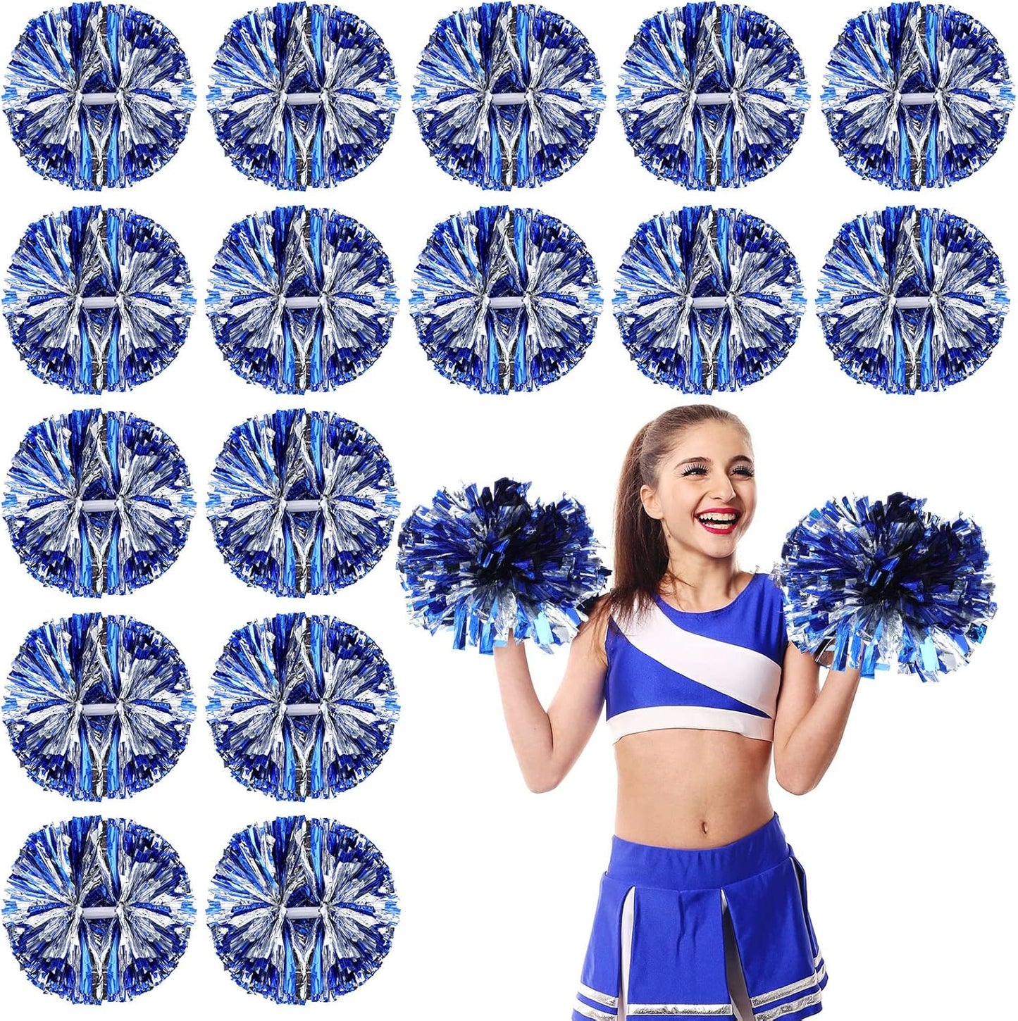 Yunsailing Cheerleading Pom Poms for Dance and Sports Events