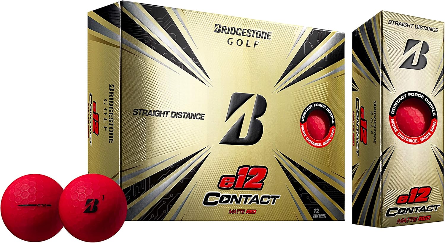 Bridgestone Golf e12 Contact - Improved Ball Contact