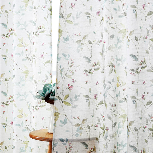 Chyhomenyc Roman Linen Blend Curtains for Light Filtering Elegance
