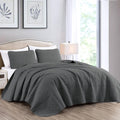 Chezmoi Collection Austin 3-Piece Oversized Bedspread Set - Queen