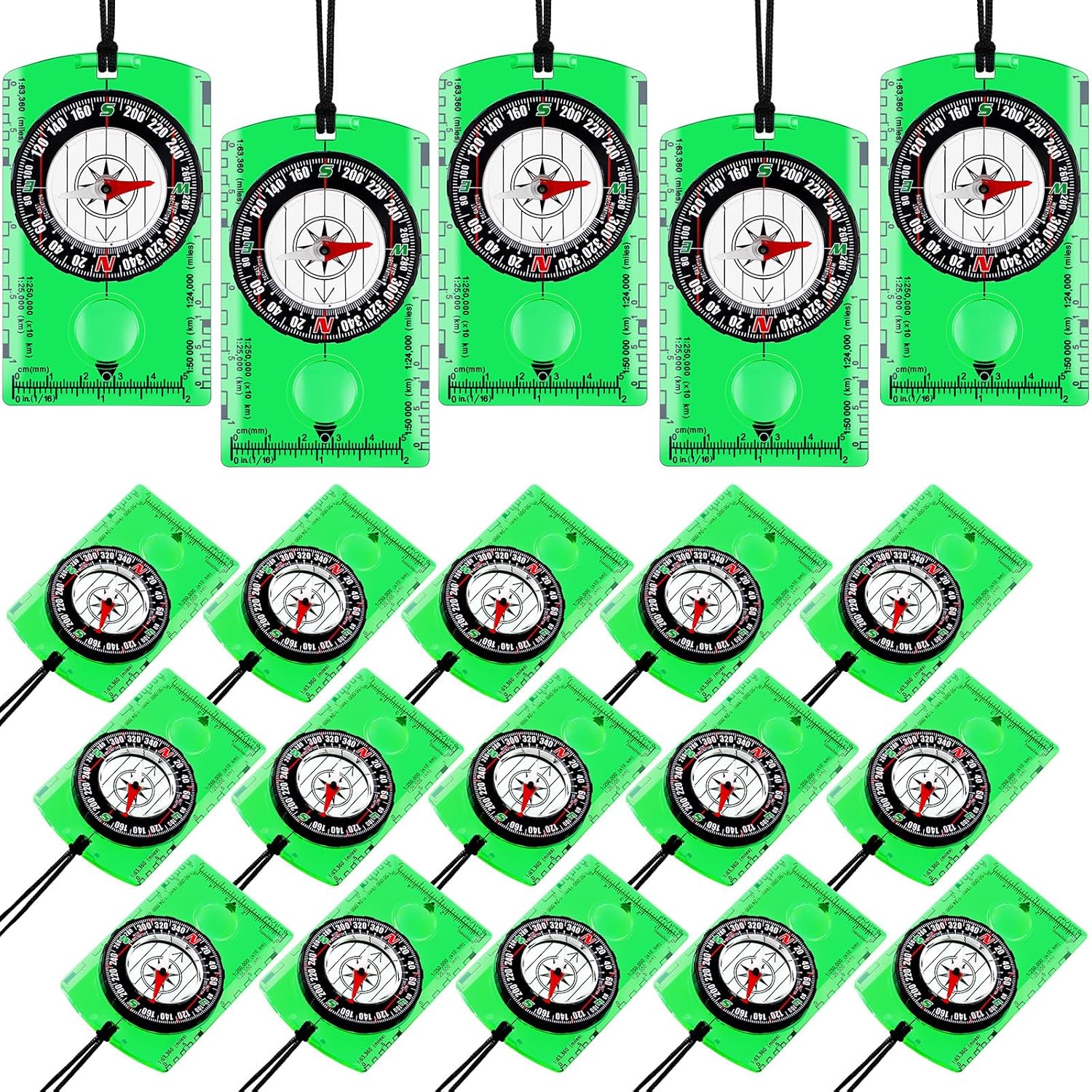 Pro Orienteering Compass Set - Navigate with Ease!