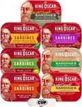 King Oscar Wild Caught Sardines 7-Flavor Variety Pack - Handy Travel