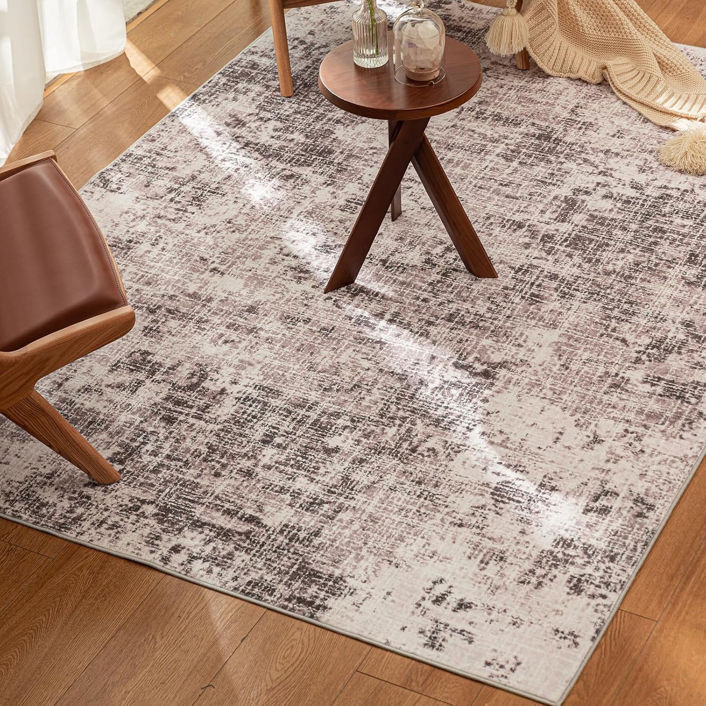 Modern Area Rug for Living Room Bedroom 3x5 ft Washable