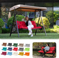 Porch Swing Cushions Red 60 x 40 in - 3 Seat Replacement Pad