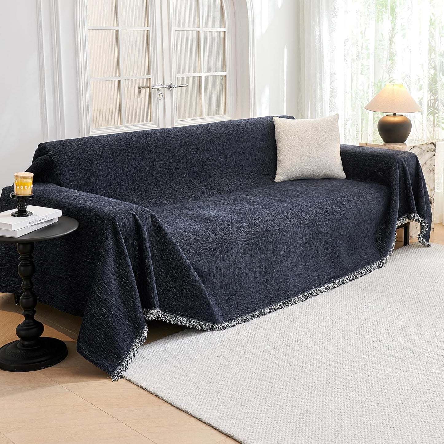 MYSKY HOME Couch Cover for Dogs - Washable Non Slip Protector