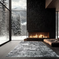 6x9 Modern Abstract Area Rug for Living Room and Bedroom