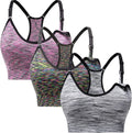 Suekaphin Sports Nursing Bra 3 Pack - Supportive Wirefree Bralet