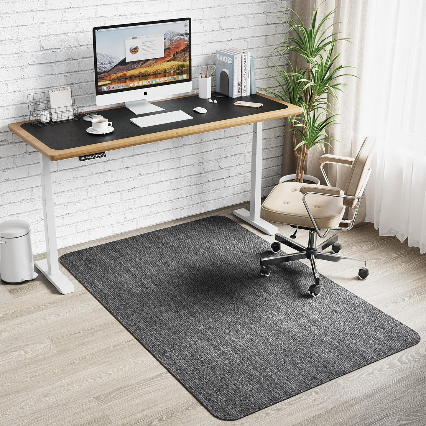 Large Anti-Slip Office Chair Mat for Hardwood | viviluxe