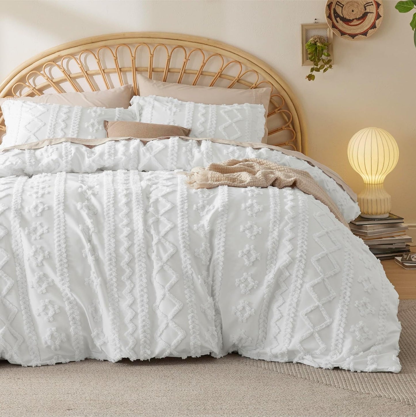 Boho Kids Duvet Cover Queen Size for Chic Bedroom Style