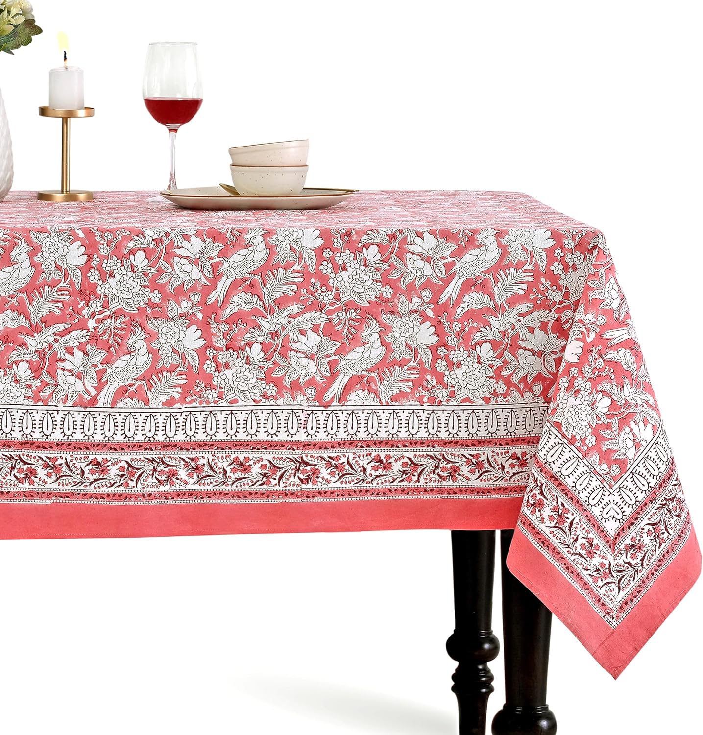 CPC Cotton Tablecloth 80x120 Inch for Weddings and Events