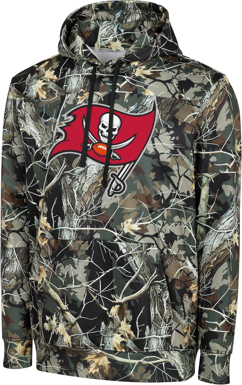 FOCO NFL Men's Official Sideline Hunter Camo Hoodie Sweatshirt