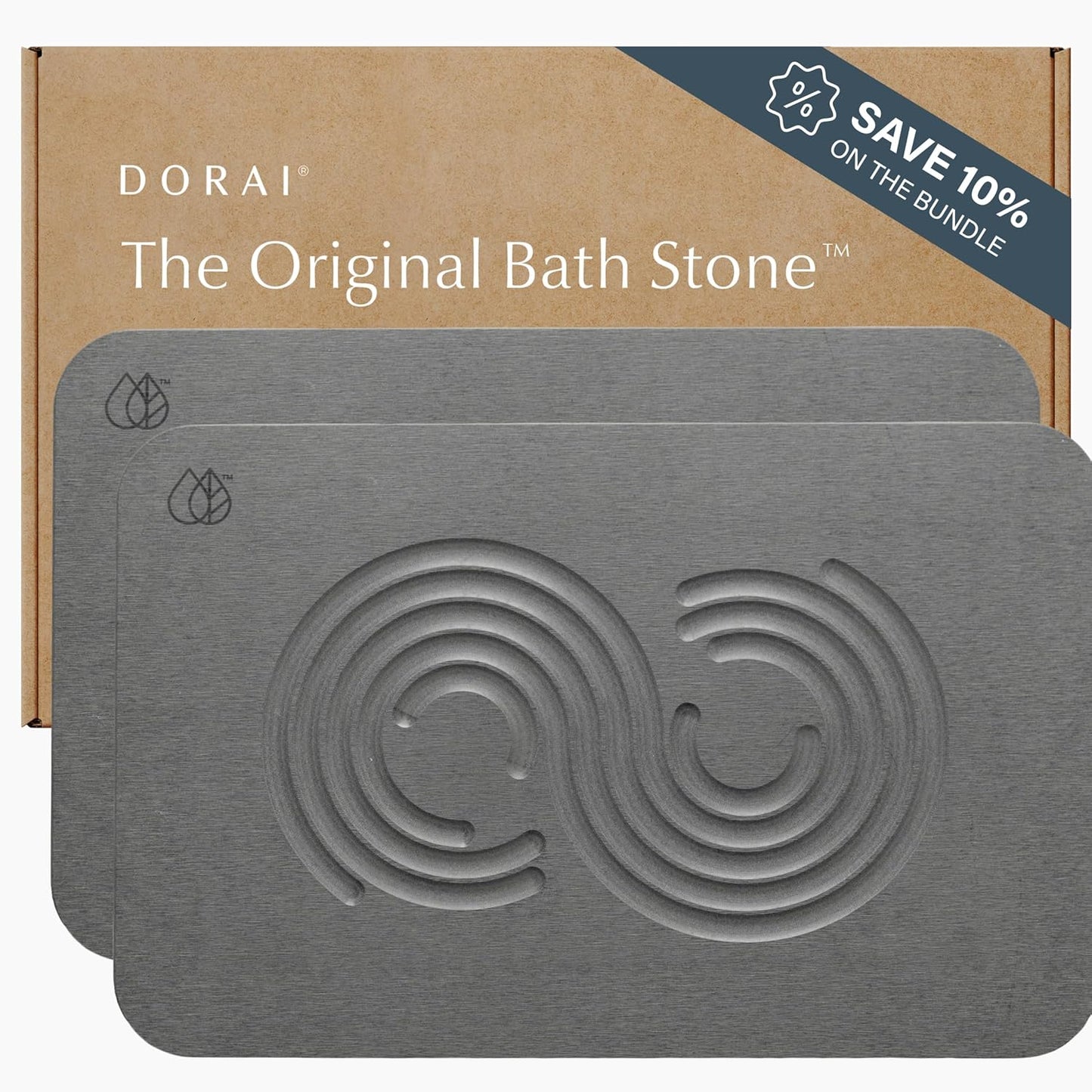 Dorai Home Bath Stone Mat - Quick-Dry Non-Slip Diatomite Mat