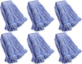 String Mop Heads Replacement Heavy Duty Commercial Grade - 6 Pack