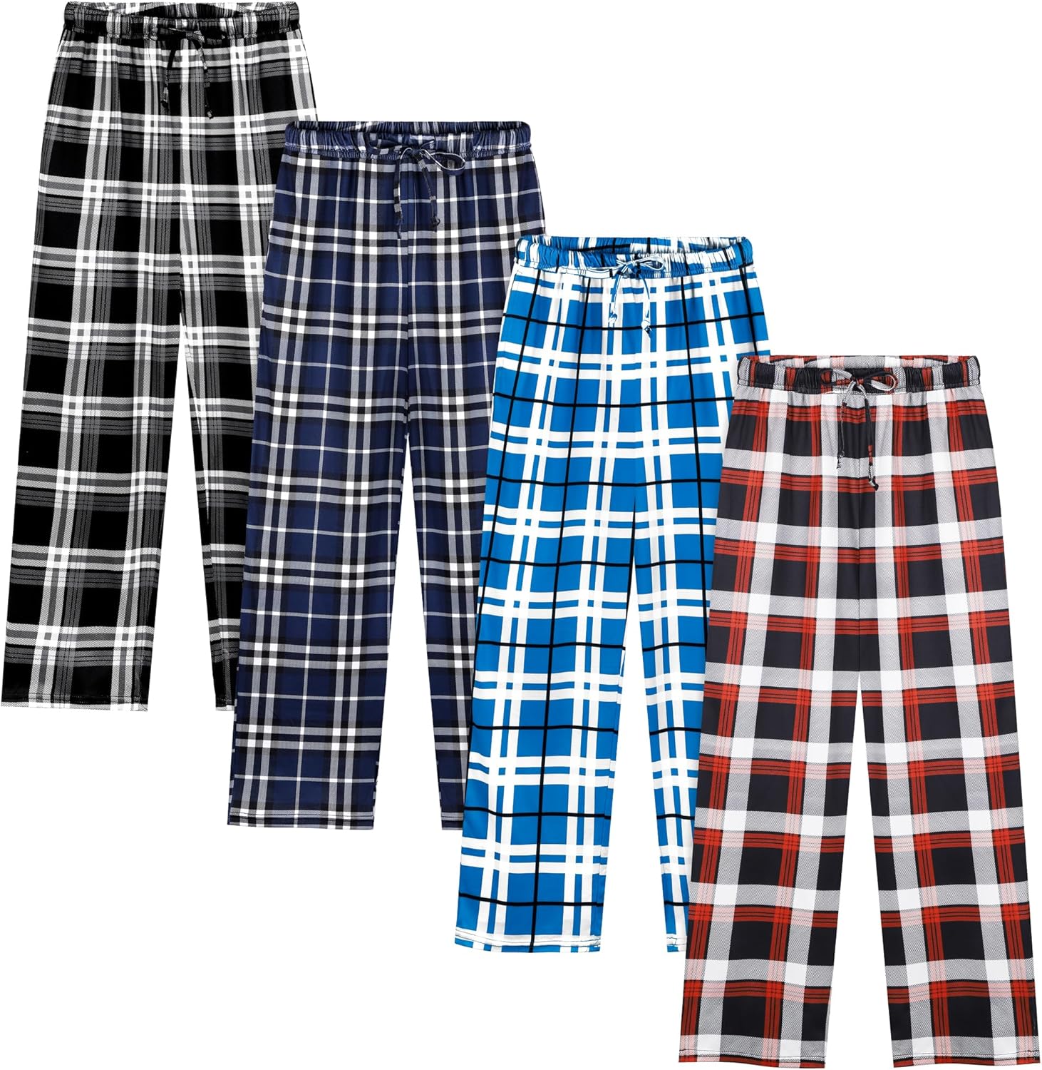 Cooraby Boys Plaid Pants with Pockets for Ultimate Comfort
