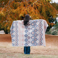 ACUSHLA Merino Wool Camp Blanket - Warm Thick Washable Large Throw