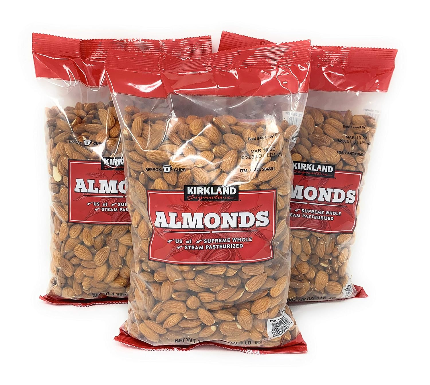 Kirkland Signature Supreme Whole Almonds for Healthy Snacking