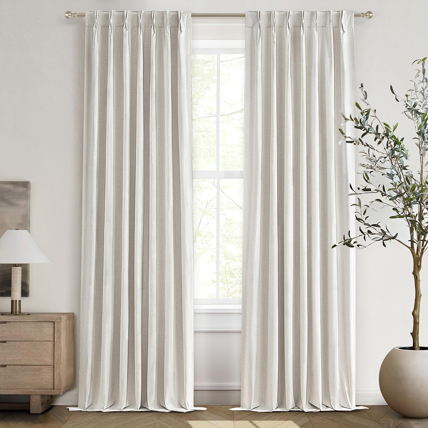 102 Inch Long Blackout Curtains for Bedroom and Living Room