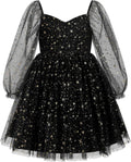 Toddler Girl Birthday Dress with Floral Confetti Tulle Design
