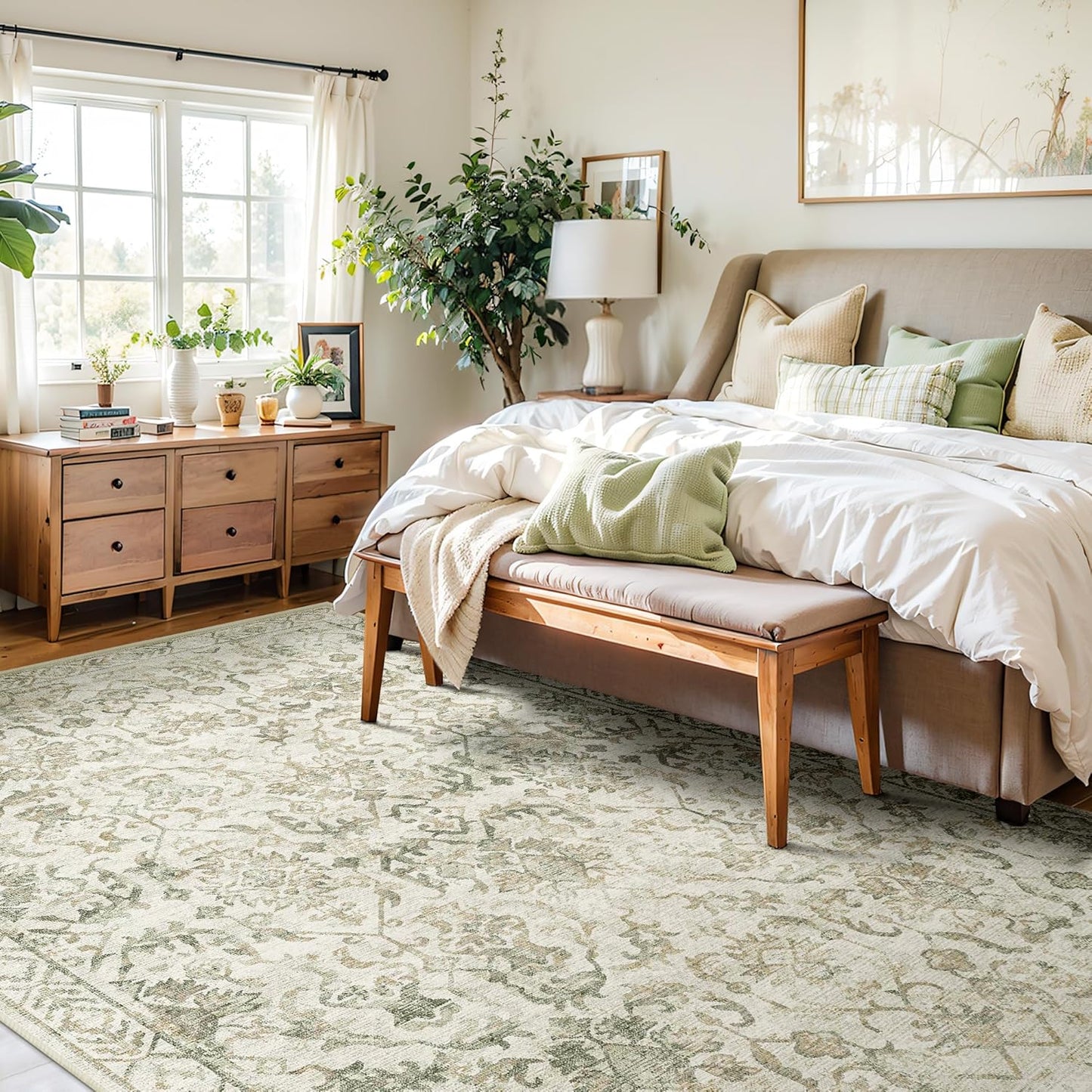 Deerly 6x9 Area Rugs for Bedroom and Living Room Decor