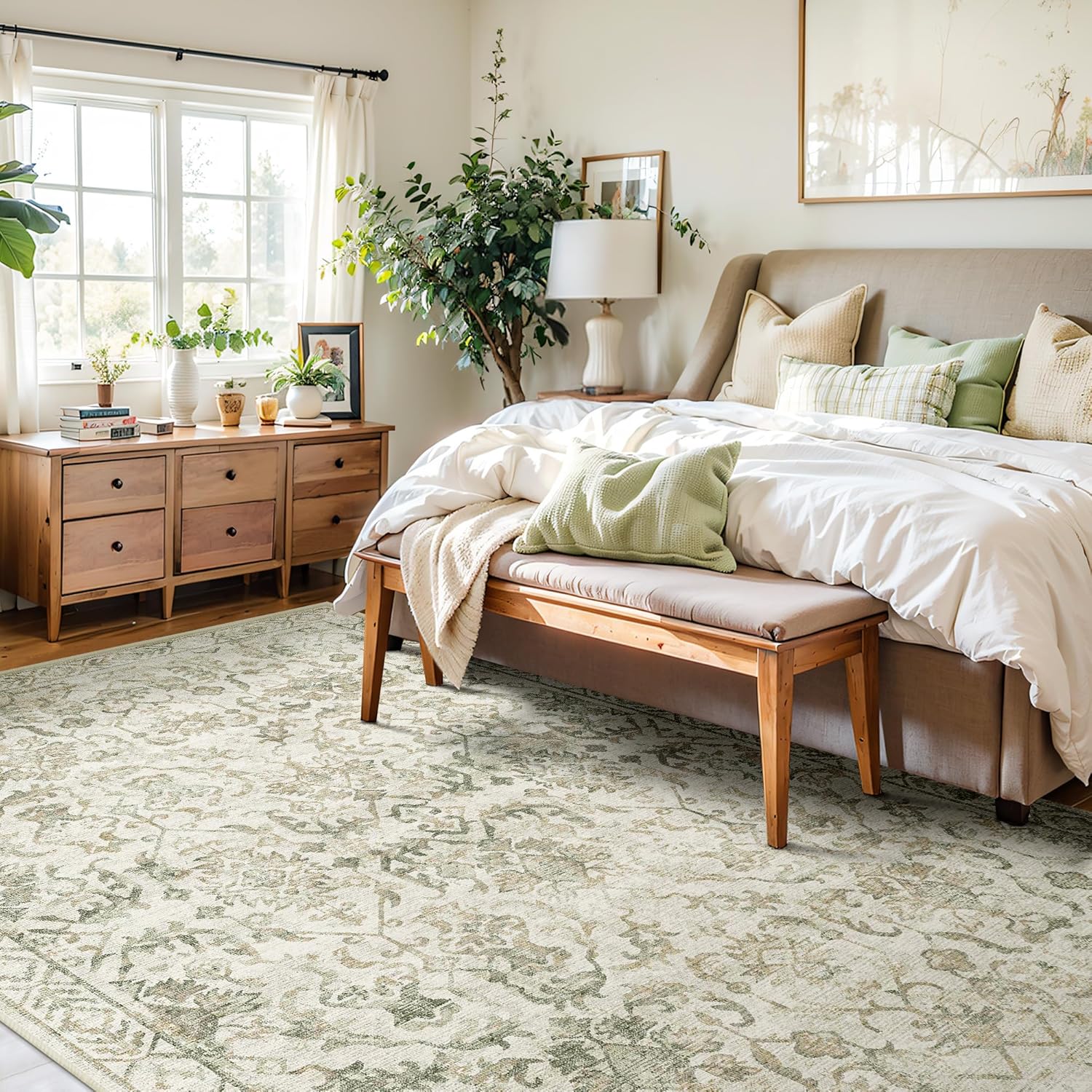 Deerly 6x9 Area Rugs for Bedroom and Living Room Decor