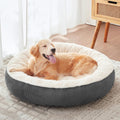 36 in Donut Dog Bed for Large Dogs - Calming Round Bed