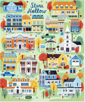 Gilmore Girls Stars Hollow Map Throw Blanket - Cozy Fleece Throw