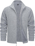TACVASEN Men's Fleece Jacket Full Zip Lightweight - Soft, Warm Fit