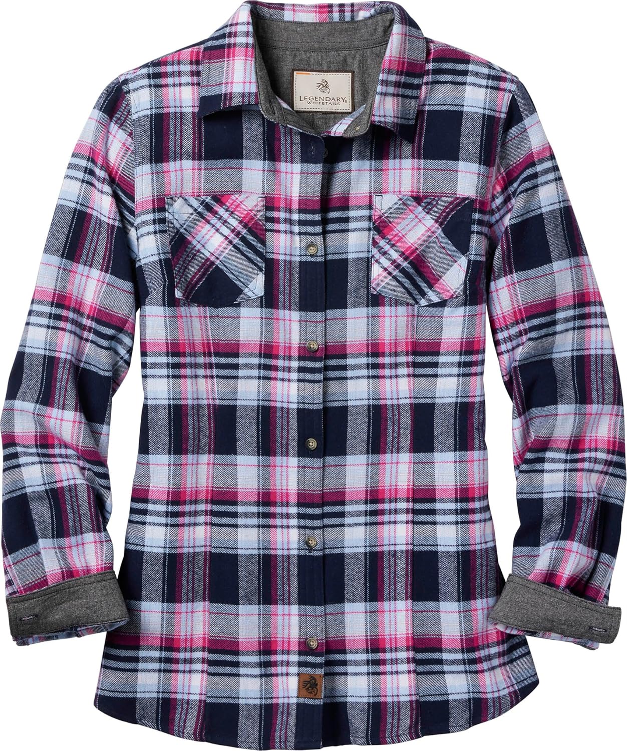 Legendary Whitetails Women's Long Sleeve Plaid Flannel Shirt