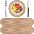 Burlap Round Placemats Set of 48 (15 in) - Rustic Farmhouse Chargers