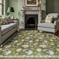 jinchan Elora 8x10 Floral Rug for Living Room and Bedroom
