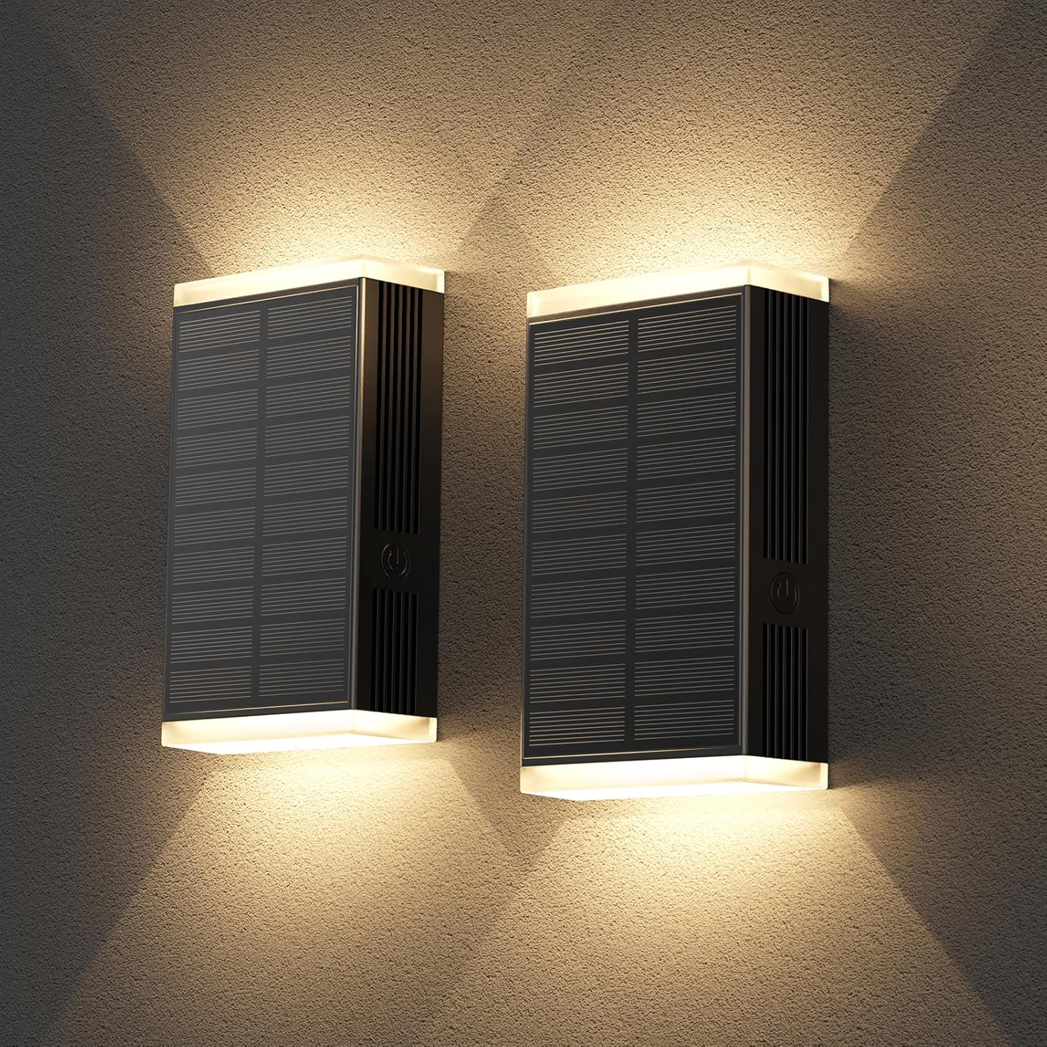 Solar Wall Light Outdoor with 3 Modes for Dusk to Dawn Use