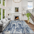 8x10 Area Rugs Washable Rug Large Modern Abstract Living Room Rug