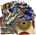 African Wax Cotton Fabric Bundle 40 pcs 20 x 16 in - Quilting & DIY