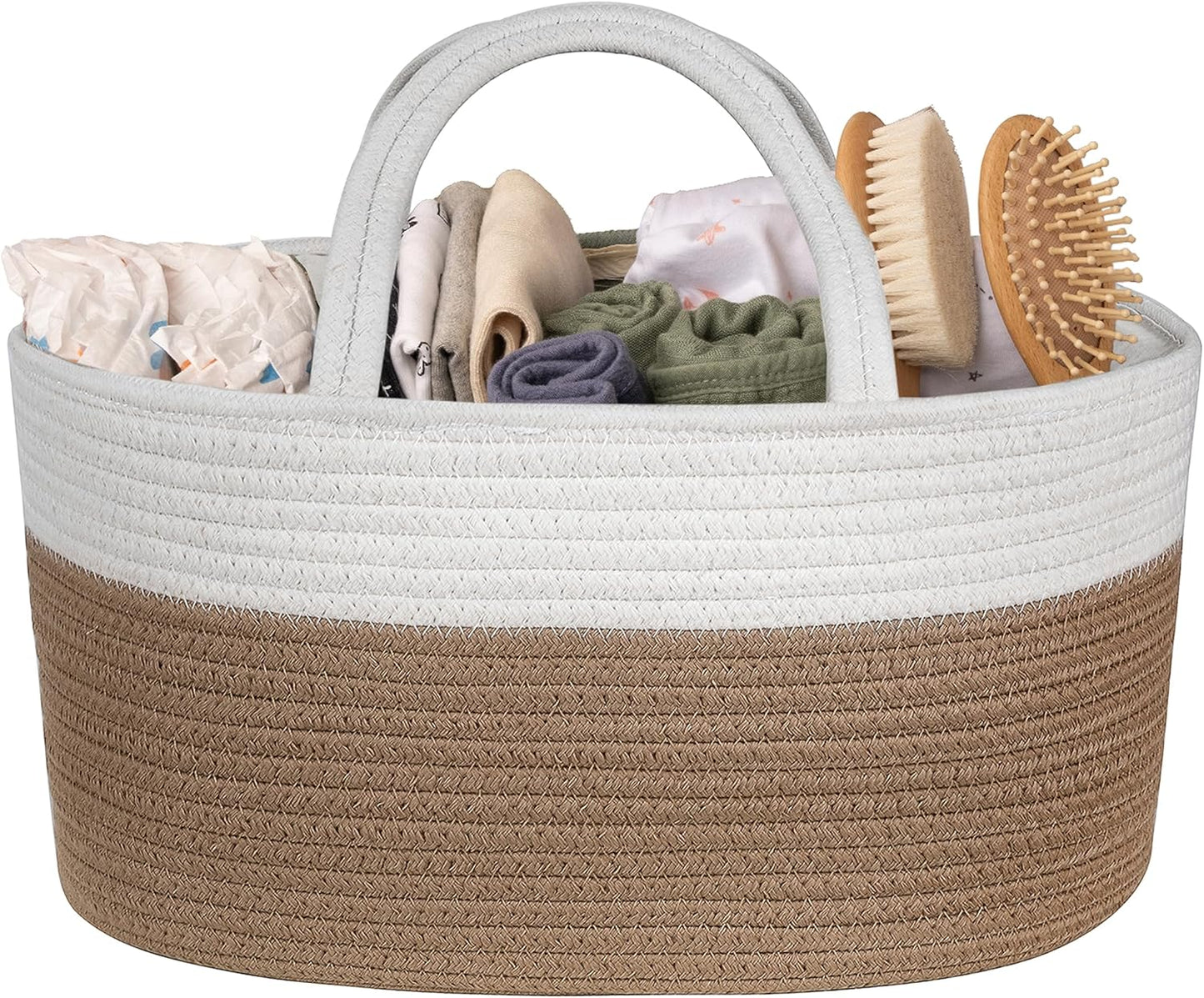 Natemia Rope Diaper Caddy - Nursery Must-Have