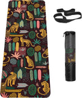 Non Slip Yoga Mat TPE Workout Mat 72in x 24in x 6mm - Thick Cushioned