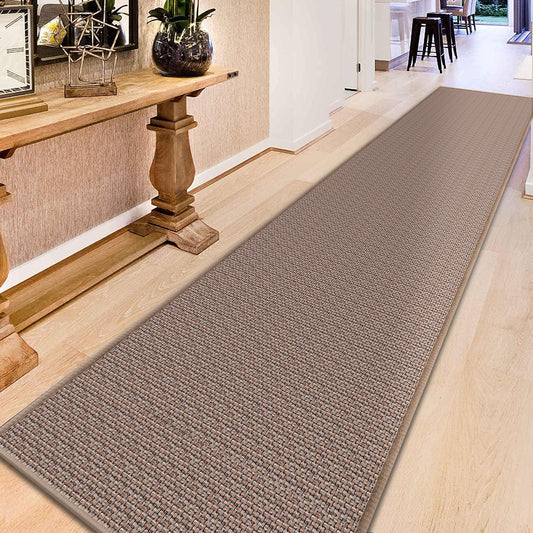 GOYLSER 12ft Long Carpet Runners for Hallway Non Slip Rug