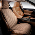 Faux Linen Car Seat Cover for Cars - Durable Non-Slip Front